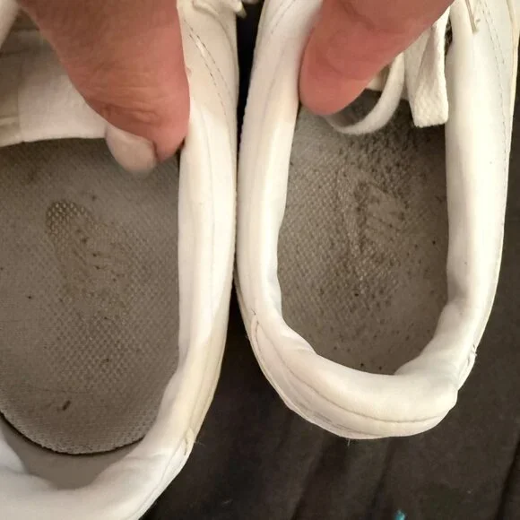 Nike Womens White Leather Cortez Sneakers Size 8 - Picture 6 of 7